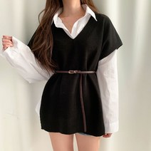 블루씨티 여성 고급 슬림 레더 가죽 얇은 벨트