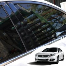 뉴SM5 플래티넘 B/C필러 포스트 마스크 데칼 스티커 자동차 기둥 몰딩 랩핑 시트지, 유광 레드