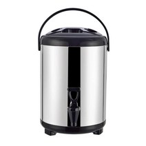 대용량 보온병 20L 스테인레스 스틸 물통 워머 업소용, 20L 블랙 단열층 2.5cm