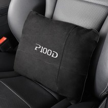 테슬라 모델 3 X S Y P100D 자동차 시트 메모리 폼 요추 베개 소프트 백 지원 허리 받침 쿠션 액세서리, 05 For P100D_01 Black