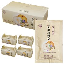 참진한 도라지배숙 도라지배즙 기관지에좋은 목감기 건강식품 간절기선물 80ml, 25팩/80ml