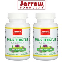 Jarrow 자로우 밀크시슬 150mg 200베지캡슐 X 2 실리마린 MilkThistle
