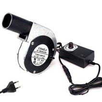 호환야외 요리용 브러시리스 터보 송풍기 25W 고신뢰도 바베큐 팬 내구성 철 껍질 드롭 선박, 02 EU