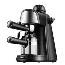 펌프 압력 커피 머신 홈 에스프레소 커피 머신 스팀 우유 거품 small mini semi-automatic fancy coffee machine cm6810, 검은 색