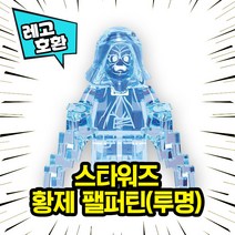 [큐브월드] 레고호환 스타워즈 캐릭터 투명 버전 블록 미니 피규어 중국레고, 03. 황제 팰퍼틴