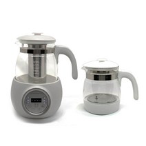 스트로만 스마트 티포트 주전자 1.2L + 0.8L, JJ-ETK001(화이트)
