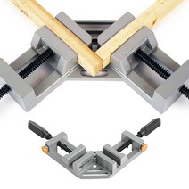 앵글클램프 코너클램프 목공고정작업 프레임 퀵그립 바이스 사이드고정 만력기 고정클립 DIY공구 알루미늄합금 고정작업 DIY 넓이 70MM 코너클램프