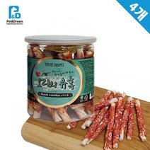 코카스파니엘 미트간식 보더콜리 보관편한간단간식 포메라니안 교육간식 오리 4개, 상세페이지 참조