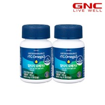 [GNC] 알티지 오메가3 60캡슐 (1개월분) x 2병 _51074x2, 단품, 단품