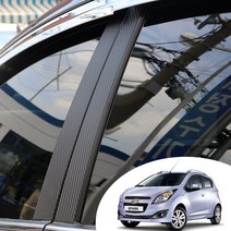 어른킹 스파크 B필러 포스트 마스크 데칼 스티커 자동차 기둥 몰딩 시트지, 스파크-유광블랙(필러포스트)