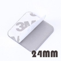 3M 양면테이프 철판 (원형 사각), 사각철판 24mm, 1개