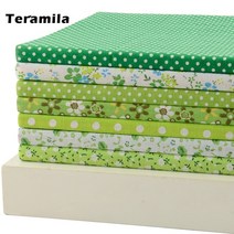 원단 네이비 블루 팻 쿼터 퀼트 코튼 50cm x 7 개 DIY 바느질 패치 워크 가방 틸다 인형 천 섬유 직물, [01] 50cm x 50cm, [09] A-R1A-F1P3-Q