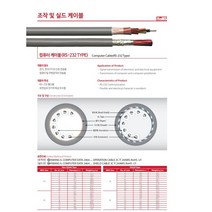 광일전선 20AWG 40C 실드선 케이블 1M~