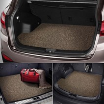 코란도투리스모 코일 트렁트매트 에어쿠션 카매트 자동차매트 트렁크보호, 코일트렁크매트 브라운, 정확한 차종명/년식 꼭 기입해주세요., 쌍용