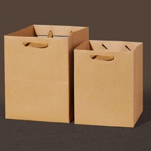 소형 미니 크라프트 종이 가방 쇼핑백 튼튼한 안찢어지는