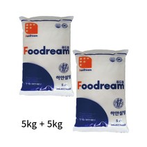 [더사라몰] 매실청담그기 /푸드림 하얀설탕 (정백) 5kg (1+1), 1개