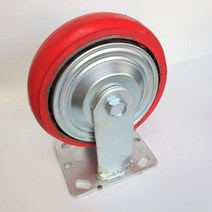 명광 우레탄 바퀴 6인치 고정 폭48mm 캐스터