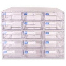 사물함15칸 40x22x35cm 영수증 서류정리함 서류꽂이 서랍함 보관함 사무실 회사