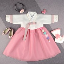 [럭셔리한복] 565.청아이중기분(여) _ 아동한복 여아한복 돌한복 유아 아이한복 물실크원단 저고리 전통스타일