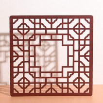 한옥창문 창호지문 문창살 한옥 창호 한옥 문살 전통문 전통 옛날 문짝 창살, G 38x38cm