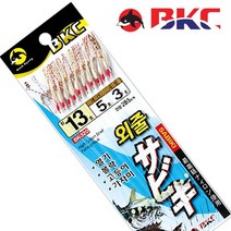[백경조구] BK-320 어피외줄카드 / 외줄 사비키, 9-4-2