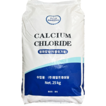 [염화칼슘] 식품첨가물 식용염화칼슘 25kg 두부응고 과수원 비료용 대용량, 1