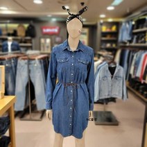 이랜드 [리바이스]리바이스 여성 웨스턴 데님 셔츠원피스 블루 86838-0000