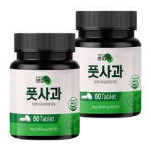 쁘띠톡 풋사과 60정 1개월분 (3+1), 2통