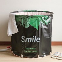 집에서하는 홈사우나 간이 욕조 이동식 힐링 스파 간편접이식 1인용 목욕탕 셀프사우나, 블루밤하늘