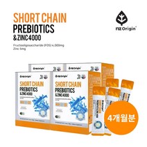 계속 설사할때 대장 장내 세균 유익균 증식 에 좋은 먹는 장 건강 온가족 요거트맛 프리 바이오 틱스 아연 복합 영양제 SC FOS 효과, 4BOX(4개월분)