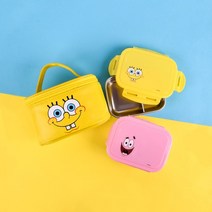 스폰지밥 락스텐 2단 가방도시락