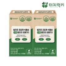 터치럭키 초임계 식물성 알티지 오메가3 비타민E 30.9g, 2개, 30정