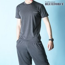 블루포스 남여공용 펜토넨 트레이닝 세트 반팔티 반바지 셋트 커플 무지 츄리닝 홈웨어 운동복
