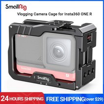 SmallRig-Vlog 카메라 케이지 ta360 ONE r용 블로그용 알루미늄 콜드 슈 마운트 포함 브이로그용 삼각대 지원 리그 2798