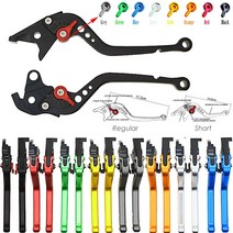 짧고 긴 가와사키 Z800 / E 버전 2013 2014 Z750 Z750S 모델이 아님 2007-2012 바이크 오토바이 CNC 브레이크 클러치 레버, [15] Long green