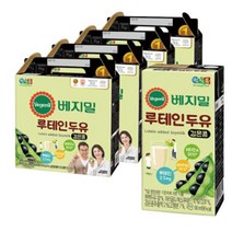정식품 든든한 베지밀 루테인 두유 어린이 청소년 부모님 단백질 보충 식단 190mlx64팩, 26세트