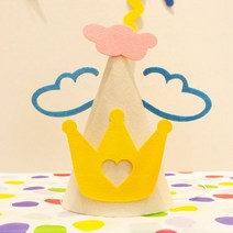 이벤트 유아 3살 6살 5살 생일파티 4살 생일상 풍선 돌상 꼬깔모자 어린이 아기 장식 파티 사진 소품, ins 스타일 생일 모자 유형 B