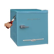 Frigidaire EFR176-블루 1.6 cu ft 블루 레트로 냉장고 사이드 Bottle Opener. The 오피스 Dorm Room or Cabin, 푸른