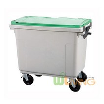 [쿠이]분리수거함(HDPE) (상차용660L/평면뚜껑)~22351EA+V fyhfyh*4512031rm, 초록_캔류