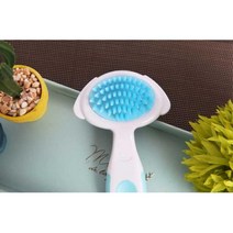 죽은털제거용 원뿔고무형 애견브러쉬 / 셀프 미용빗