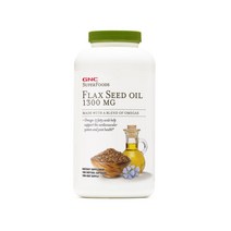 (당일) GNC 플랙스 씨드 오일 아마씨유 1300mg 180캡슐