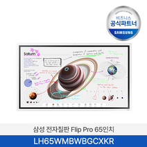 삼성 65인치 전자칠판 Flip Pro LH65WMBWBGCXKR, 본체+트레이