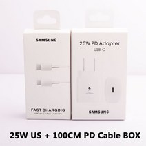 지게차 자동차 충전기 삼성 25 유형 초고속 충전기 벽 전원 어댑터 22 21 53 73 33 13 52 72 3, 04 White US set(box)