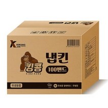 킹콩 천연펄프 냅킨 90p, 100개