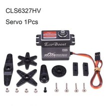 JX 서보 CNC 알루미늄 쉘 금속 기어 코어리스 모터 HV 디지털 서보 RC 헬리콥터용 27kg 대형 토크 CLS6327HV, Servo 1PCS