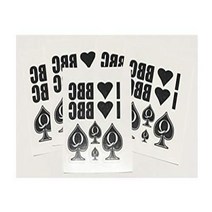 5 Sheets of Temporary Tattoos I Love BBC and QoS Queen of Spades 30 Total Tattoos, 1