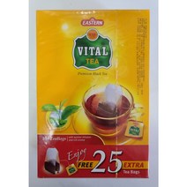 VITAL TEA BAG(바이탈 티백)침출차(홍차)파키스탄 250G(125티백*2G), 250G