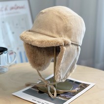 여자 남자 겨울 양털 골덴 방한 군밤 귀돌이 모자 스키 캠핑 여행 귀덮개 귀달이 트래퍼햇
