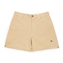 Southern Marsh Tarpon 플랫 낚시 반바지 네온 코랄 Medium, X-Small, Khaki