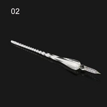 고품질 유리 드립 만년필 빈티지 딥핑 펜 서명 필링 잉크 1 PC, -2, -2